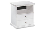 Bostwick Shoals White Panel Bedroom Set by Ashley at Eve Furniture