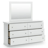Bostwick Shoals White Panel Bedroom Set by Ashley at Eve Furniture