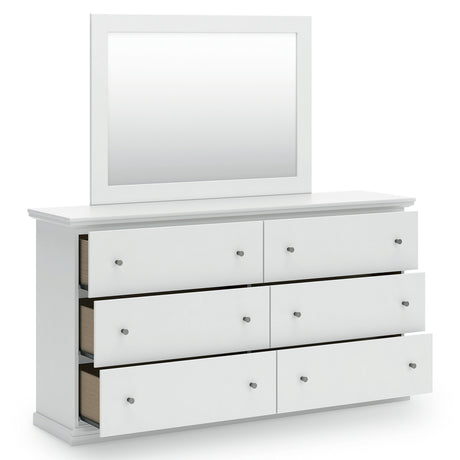 Bostwick Shoals White Panel Bedroom Set by Ashley at Eve Furniture