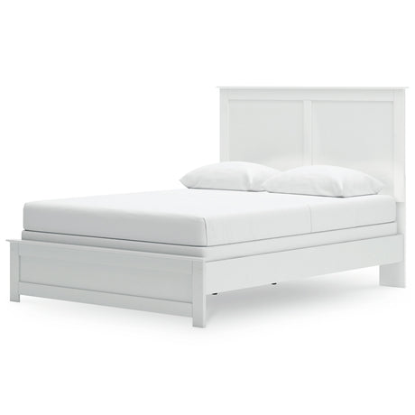 Bostwick Shoals White Panel Bedroom Set by Ashley at Eve Furniture