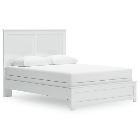 Bostwick Shoals White Panel Bedroom Set by Ashley at Eve Furniture