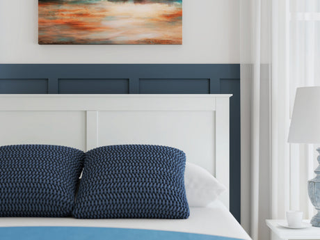 Bostwick Shoals White Panel Bedroom Set by Ashley at Eve Furniture