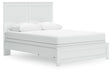 Bostwick Shoals White Queen Panel Bed by Ashley at Eve Furniture
