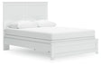 Bostwick Shoals White Queen Panel Bed by Ashley at Eve Furniture