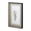 Botanica Whimsy I by June Erica Vess a Hand Embellished Textured Framed Art Print Matted under Glass by Mercana at Eve Furniture