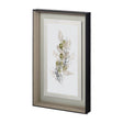 Botanica Whimsy III by June Erica Vess Hand Embellished Textured Framed Art Print Matted under Glass by Mercana at Eve Furniture