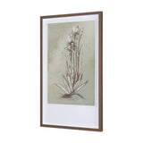 Botanical Sketch IV (green) by Mercana Studio Hand Embellished Framed Art Print Matted under Glass by Mercana at Eve Furniture
