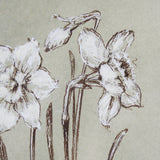 Botanical Sketch IV (green) by Mercana Studio Hand Embellished Framed Art Print Matted under Glass by Mercana at Eve Furniture