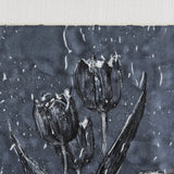 Botanical sketches I (Blue) by Mercana Studio Hand Embellished Framed Art Print Matted under Glass by Mercana at Eve Furniture