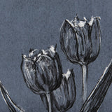 Botanical sketches I (Blue) by Mercana Studio Hand Embellished Framed Art Print Matted under Glass by Mercana at Eve Furniture