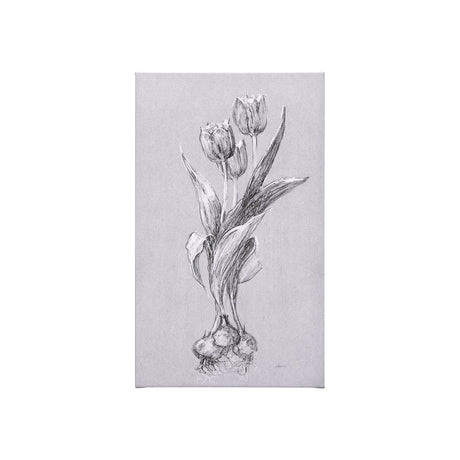 Botanical sketches I (Grey) by Mercana Studio a Hand Embellished Textured Canvas by Mercana at Eve Furniture