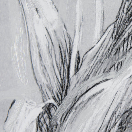 Botanical sketches I (Grey) by Mercana Studio Hand Embellished Framed Art Print Matted under Glass by Mercana at Eve Furniture
