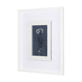 Botanical sketches II (Blue) by Mercana Studio Hand Embellished Framed Art Print Matted under Glass by Mercana at Eve Furniture