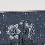 Botanical sketches II (Blue) by Mercana Studio Hand Embellished Framed Art Print Matted under Glass by Mercana at Eve Furniture
