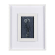 Botanical sketches II (Blue) by Mercana Studio Hand Embellished Framed Art Print Matted under Glass by Mercana at Eve Furniture