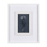Botanical sketches II (Blue) by Mercana Studio Hand Embellished Framed Art Print Matted under Glass by Mercana at Eve Furniture