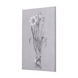 Botanical sketches II (Grey) by Mercana Studio a Hand Embellished Textured Canvas by Mercana at Eve Furniture