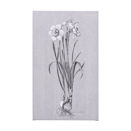 Botanical sketches II (Grey) by Mercana Studio a Hand Embellished Textured Canvas by Mercana at Eve Furniture