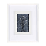 Botanical sketches III (Blue) by Mercana Studio Hand Embellished Framed Art Print Matted under Glass by Mercana at Eve Furniture
