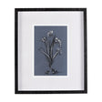 Botanical sketches III (Blue) by Mercana Studio Hand Embellished Framed Art Print Matted under Glass by Mercana at Eve Furniture