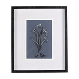 Botanical sketches III (Blue) by Mercana Studio Hand Embellished Framed Art Print Matted under Glass by Mercana at Eve Furniture