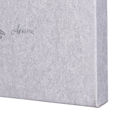 Botanical sketches III (Grey) by Mercana Studio a Hand Embellished Textured Canvas by Mercana at Eve Furniture