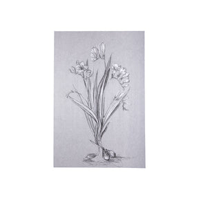 Botanical sketches III (Grey) by Mercana Studio a Hand Embellished Textured Canvas by Mercana at Eve Furniture