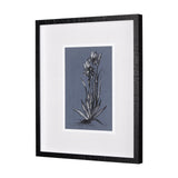 Botanical sketches IV (Blue) by Mercana Studio Hand Embellished Framed Art Print Matted under Glass by Mercana at Eve Furniture