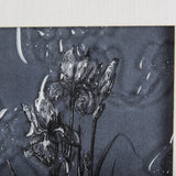 Botanical sketches IV (Blue) by Mercana Studio Hand Embellished Framed Art Print Matted under Glass by Mercana at Eve Furniture