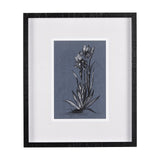 Botanical sketches IV (Blue) by Mercana Studio Hand Embellished Framed Art Print Matted under Glass by Mercana at Eve Furniture