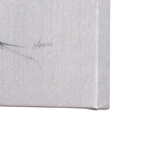 Botanical sketches IV (Grey) by Mercana Studio a Hand Embellished Textured Canvas by Mercana at Eve Furniture