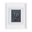 Botanical sketches V (Blue) by Mercana Studio Hand Embellished Framed Art Print Matted under Glass by Mercana at Eve Furniture