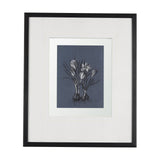 Botanical sketches V (Blue) by Mercana Studio Hand Embellished Framed Art Print Matted under Glass by Mercana at Eve Furniture