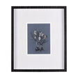 Botanical sketches V (Blue) by Mercana Studio Hand Embellished Framed Art Print Matted under Glass by Mercana at Eve Furniture