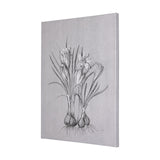 Botanical sketches V (Grey) by Mercana Studio a Hand Embellished Textured Canvas by Mercana at Eve Furniture