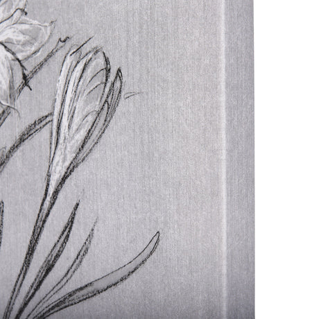 Botanical sketches V (Grey) by Mercana Studio a Hand Embellished Textured Canvas by Mercana at Eve Furniture