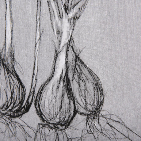 Botanical sketches V (Grey) by Mercana Studio a Hand Embellished Textured Canvas by Mercana at Eve Furniture