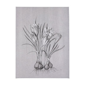 Botanical sketches V (Grey) by Mercana Studio a Hand Embellished Textured Canvas by Mercana at Eve Furniture