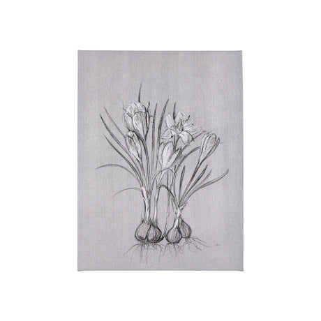 Botanical sketches V (Grey) by Mercana Studio a Hand Embellished Textured Canvas by Mercana at Eve Furniture