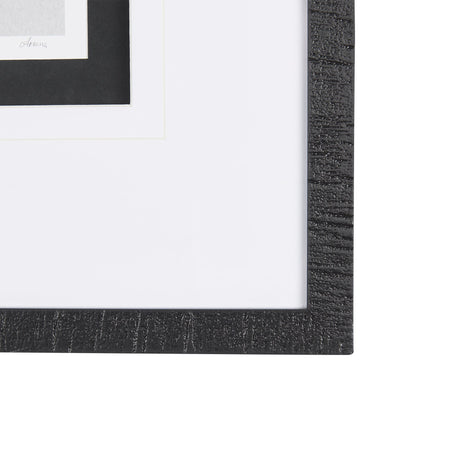 Botanical sketches V (Grey) by Mercana Studio Hand Embellished Framed Art Print Matted under Glass by Mercana at Eve Furniture