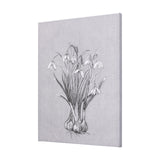 Botanical sketches VI (Grey) by Mercana Studio a Hand Embellished Textured Canvas by Mercana at Eve Furniture