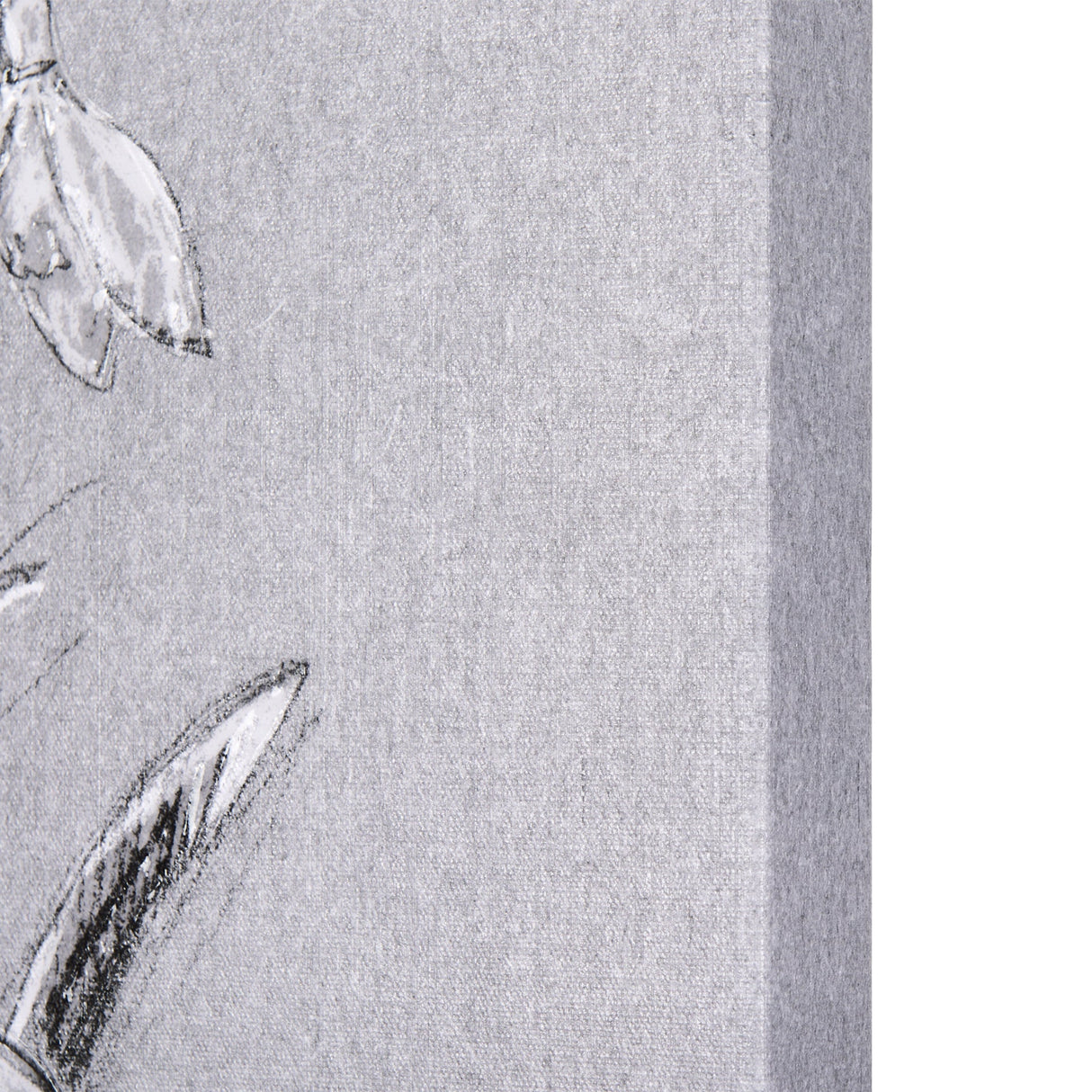 Botanical sketches VI (Grey) by Mercana Studio a Hand Embellished Textured Canvas by Mercana at Eve Furniture