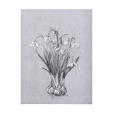 Botanical sketches VI (Grey) by Mercana Studio a Hand Embellished Textured Canvas by Mercana at Eve Furniture