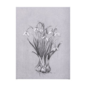 Botanical sketches VI (Grey) by Mercana Studio a Hand Embellished Textured Canvas by Mercana at Eve Furniture