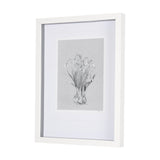 Botanical sketches VI (Grey) by Mercana Studio Hand Embellished Framed Art Print Matted under Glass by Mercana at Eve Furniture