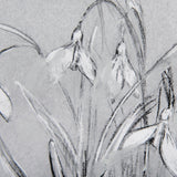 Botanical sketches VI (Grey) by Mercana Studio Hand Embellished Framed Art Print Matted under Glass by Mercana at Eve Furniture
