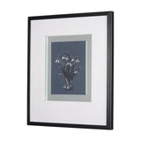 Botanical sketchesVI (Blue) by Mercana Studio Hand Embellished Framed Art Print Matted under Glass by Mercana at Eve Furniture