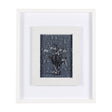 Botanical sketchesVI (Blue) by Mercana Studio Hand Embellished Framed Art Print Matted under Glass by Mercana at Eve Furniture
