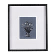 Botanical sketchesVI (Blue) by Mercana Studio Hand Embellished Framed Art Print Matted under Glass by Mercana at Eve Furniture