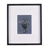 Botanical sketchesVI (Blue) by Mercana Studio Hand Embellished Framed Art Print Matted under Glass by Mercana at Eve Furniture